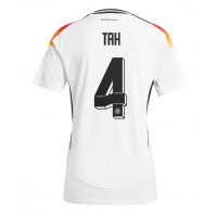 Camiseta Alemania Jonathan Tah #4 Primera Equipación para mujer Eurocopa 2024 manga corta